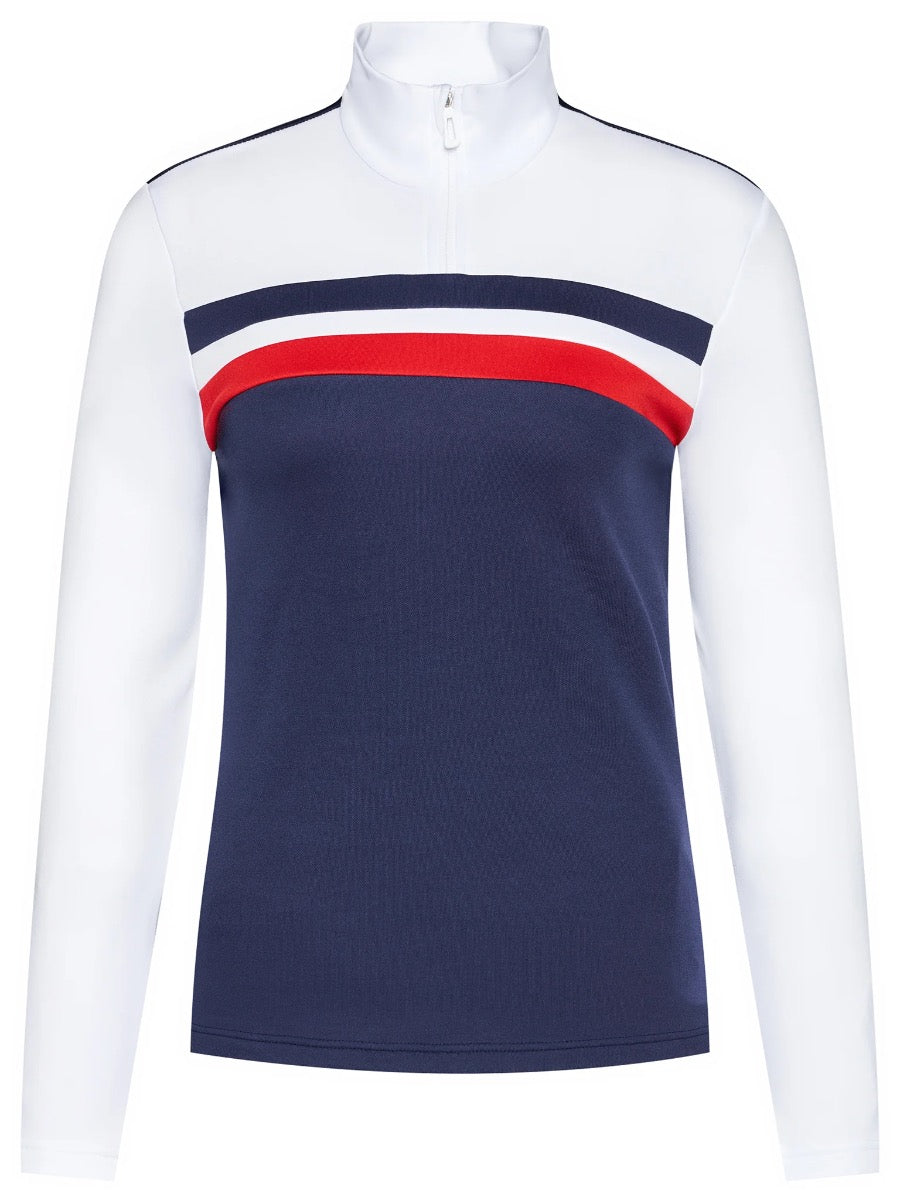 Rossignol Womens Stripes 1/2 Zip